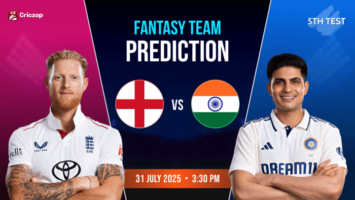 England vs India 5th test Dream11 Prediction