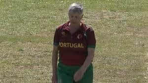 Joanna Child made her debut at 64 for Portuguese